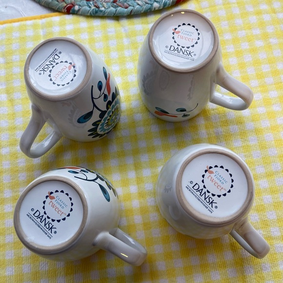 Set of 4 DANSK mugs - Picture 5 of 7